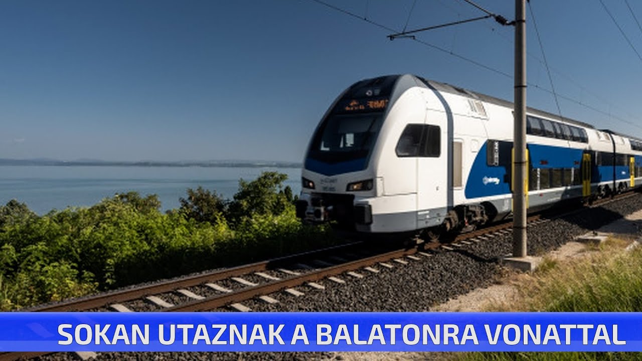 Sokan utaznak a Balatonra vonattal
