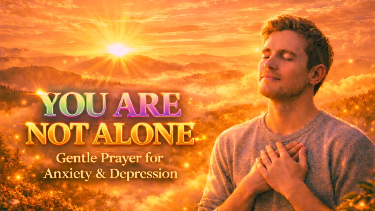 YOU ARE NOT ALONE | Gentle Prayer for Anxiety & Depression