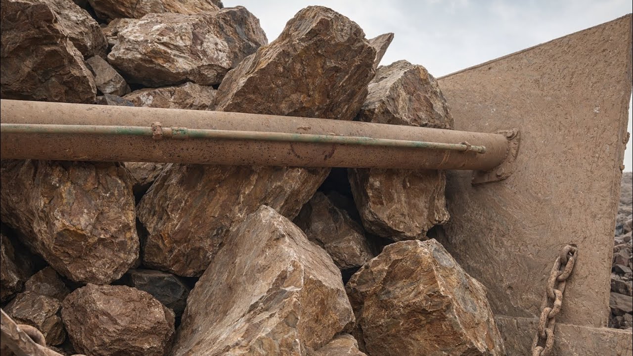 BIG ROCK 🪨 Crusher Machine - FULL Powerfull Process A Giant in Action-Big Rock Crushing