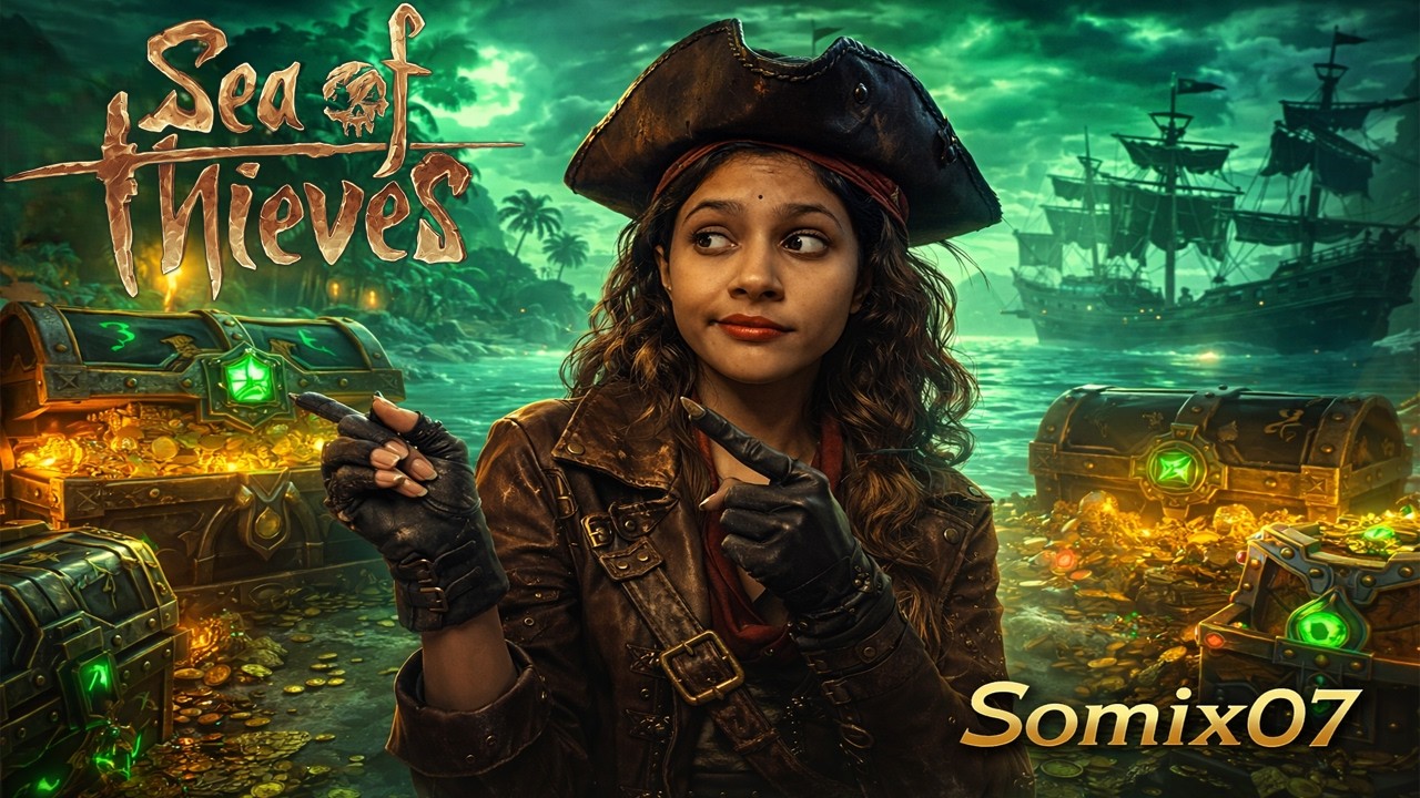 Lady pirates is here !!|| Sea of Thieves Gameplay  || Goal 1000 subscriber