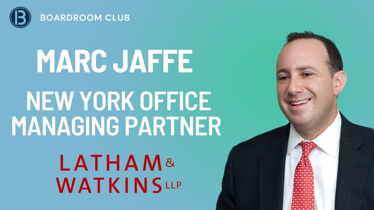 Tech Conference: Marc Jaffe - Latham & Watkins