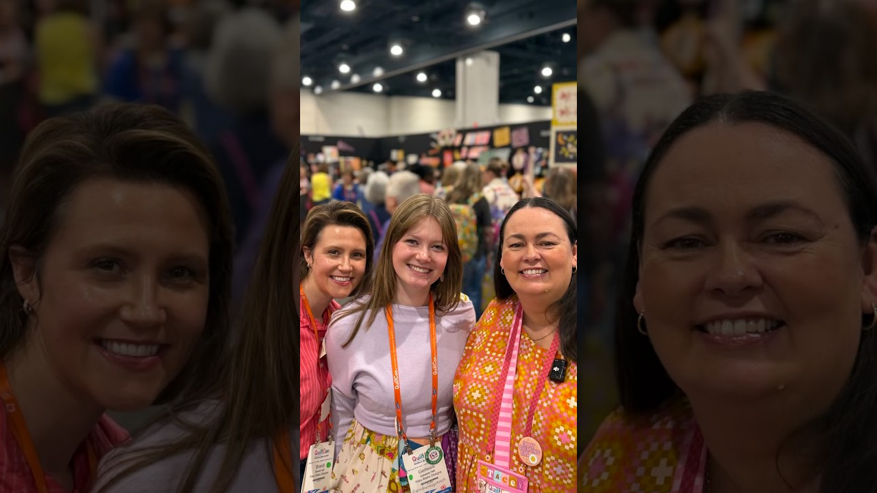 Что самое лучшее на QuiltCon? Люди! 💖 Столько знакомых лиц и столько новых.