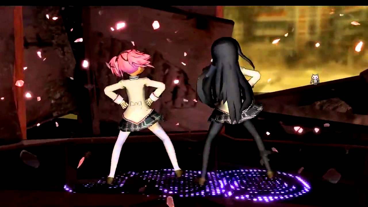 FPS TV【MMD】 Gangnam Style   Puella Magi Madoka Magica version