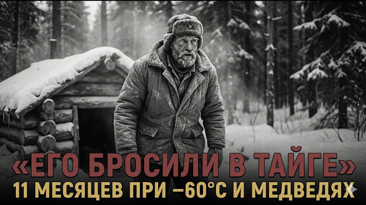 ВЫЖИЛ 11 МЕСЯЦЕВ В ТАЙГЕ ОДИН: Его бросили при -60°C среди медведей