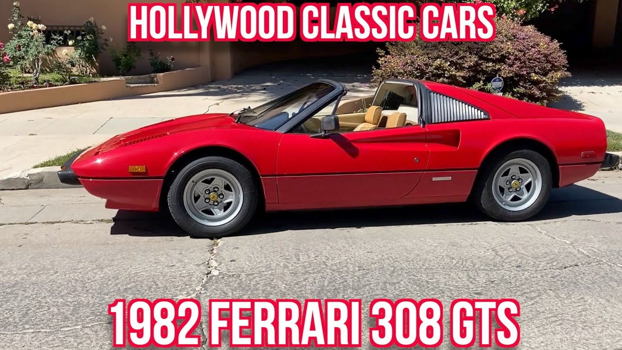 1982 Ferrari 308 GTS | Hollywood Classic Cars | Startup & Driving