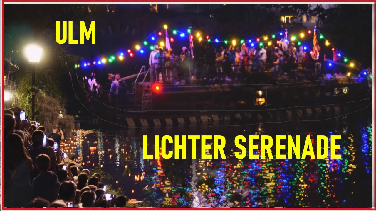20.000 Kerzen auf der Donau – Ulms Lichterserenade 🎇Picknick und Romantik, Schwörmontag