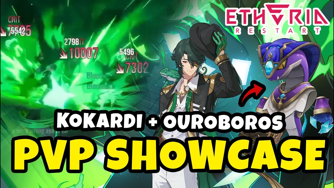 Kokardi + Ouroboros Shell RTA PvP Showcase | Перезапуск Etheria