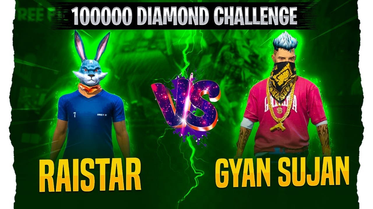 Raistar Vs GyanSujan Challenge | 1 VS 1 Clash Squad | Garena Free Fire