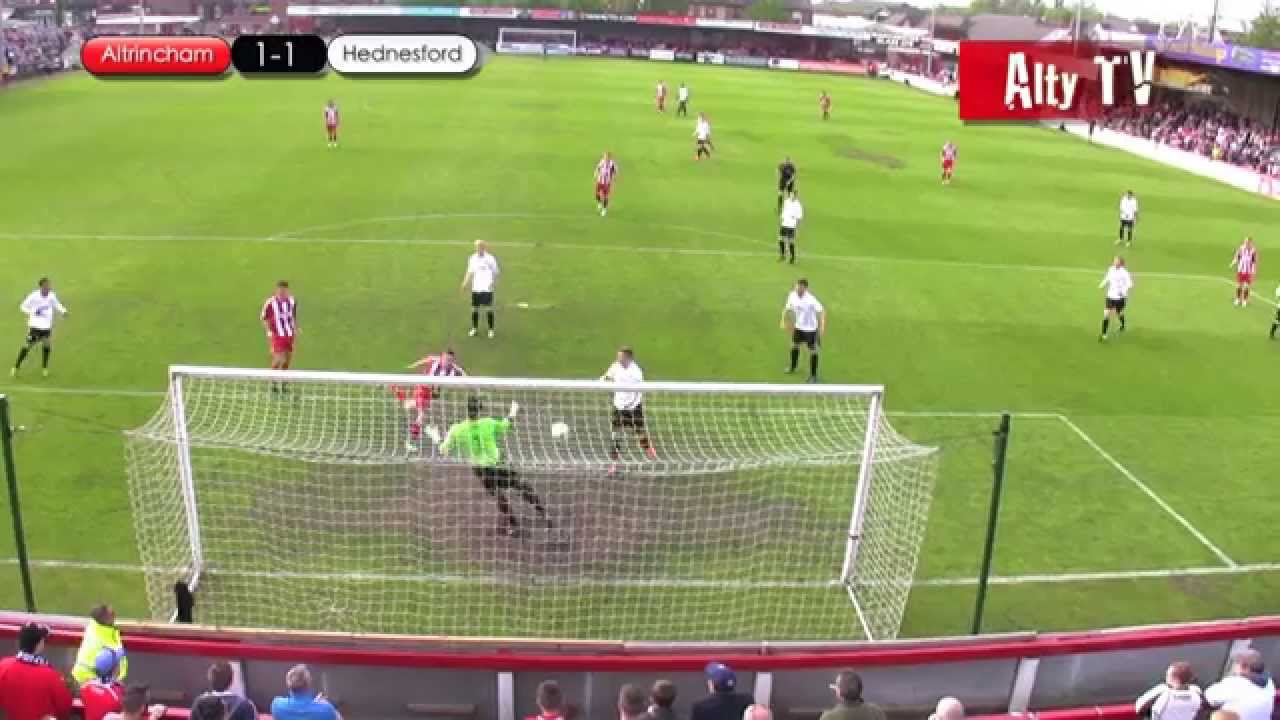 Altrincham Vs Hednesford Town, Skrill North Play Off Semi-Final 2nd Leg