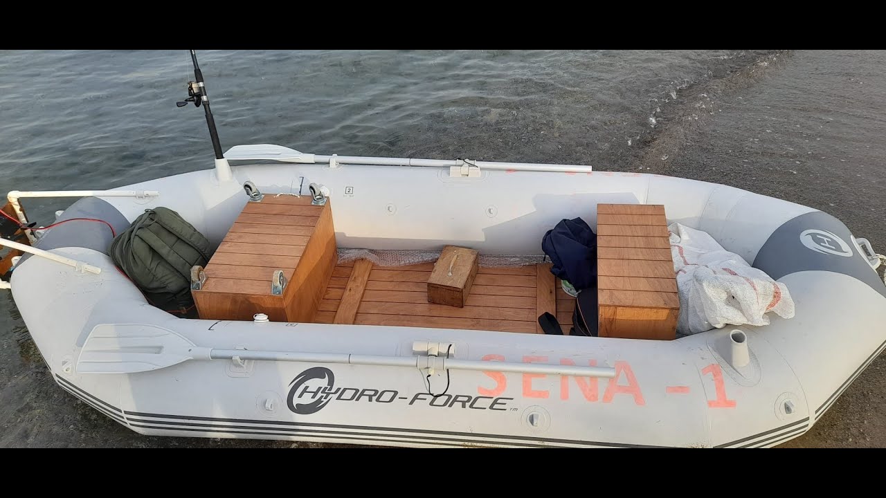 ŞİŞME BOTUMA AHŞAP TABAN VE OTURAK İLAVE ETTİM. BESTWAY HYDROFORCE PRO