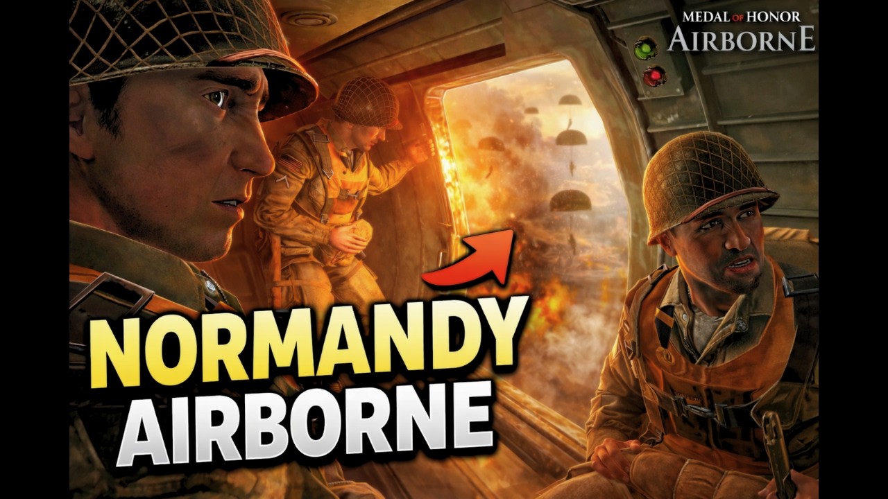 D-Day Paratrooper Mission | Operation Neptune - Medal of Honor Airborne