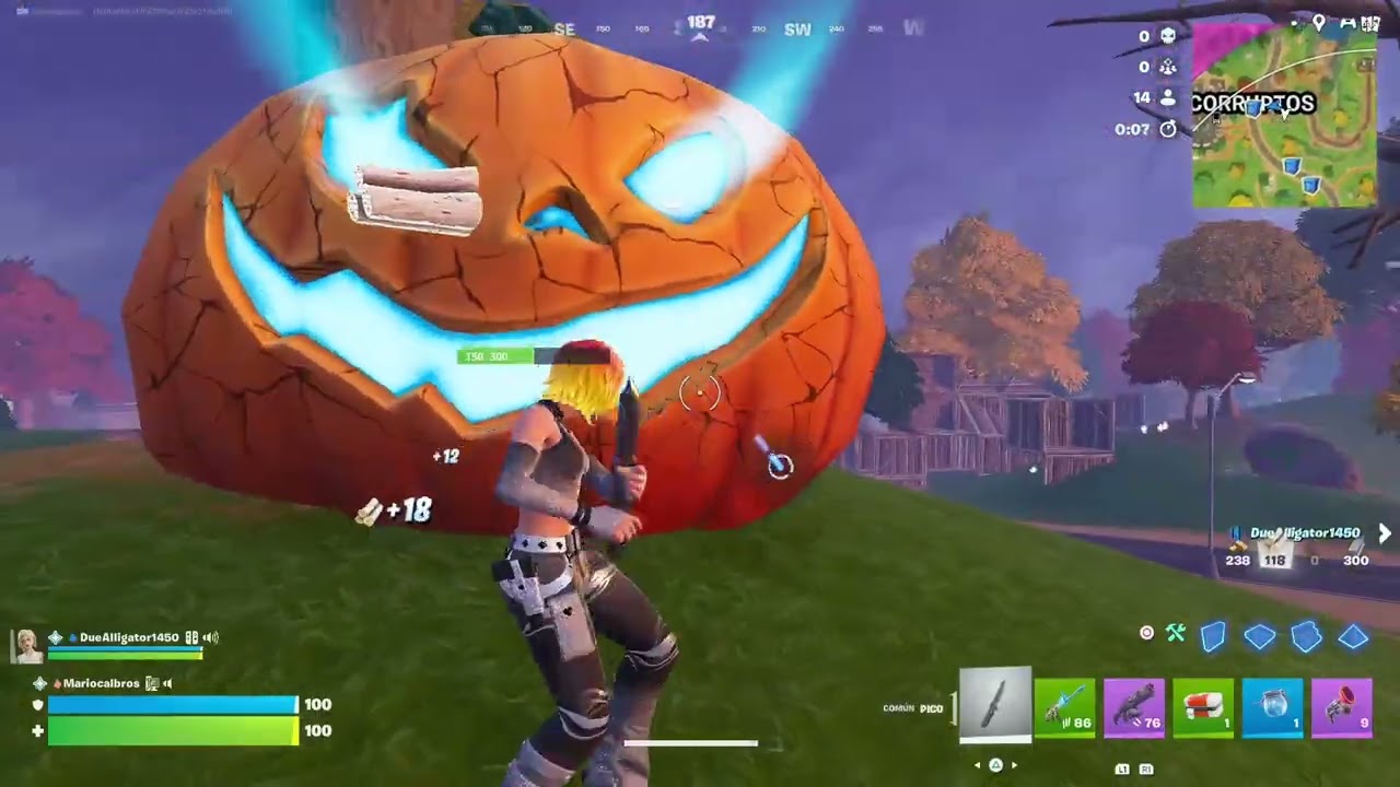 Jugando Fortnite clasificatoria