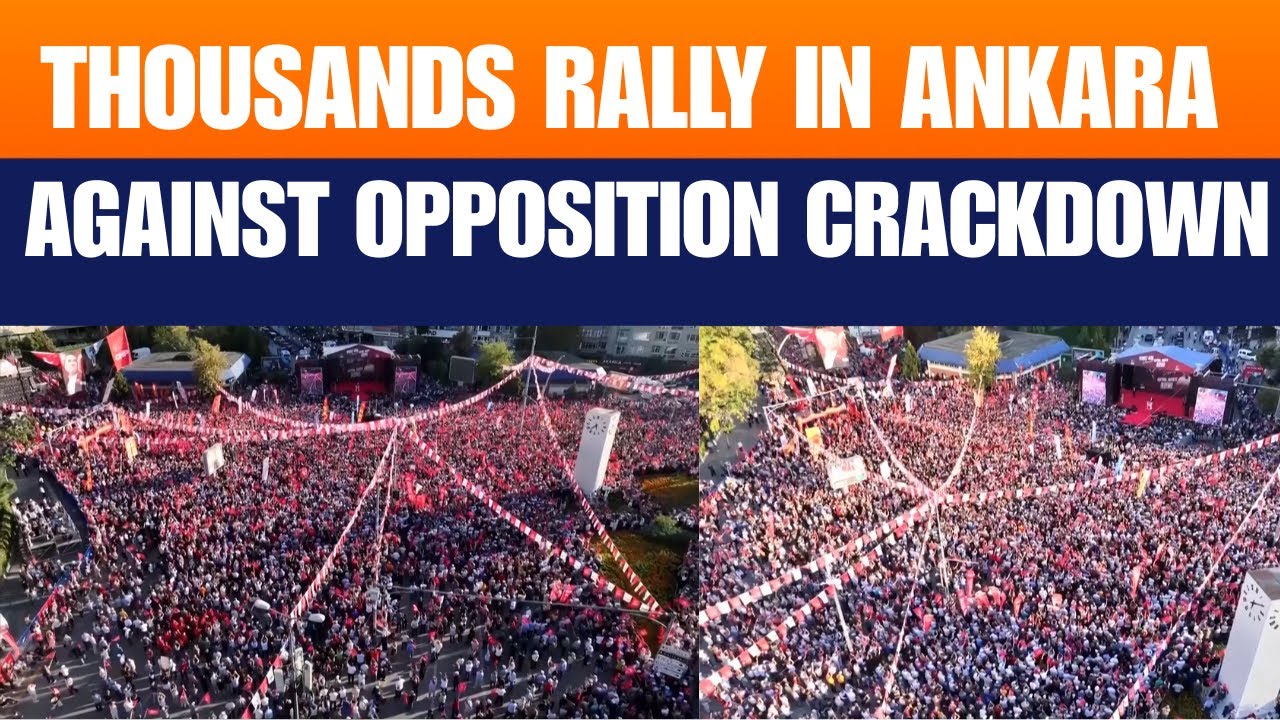 Massive Ankara Protest: CHP Leader Faces Court Case Amid Political Crackdown | Turkey | News9