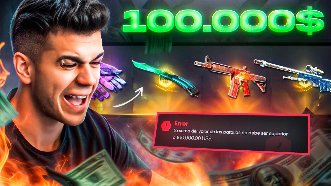 HAGO LA BATALLA MÁS GRANDE QUE SE PUEDE HACER EN KEYDROP!!  (100.000€)