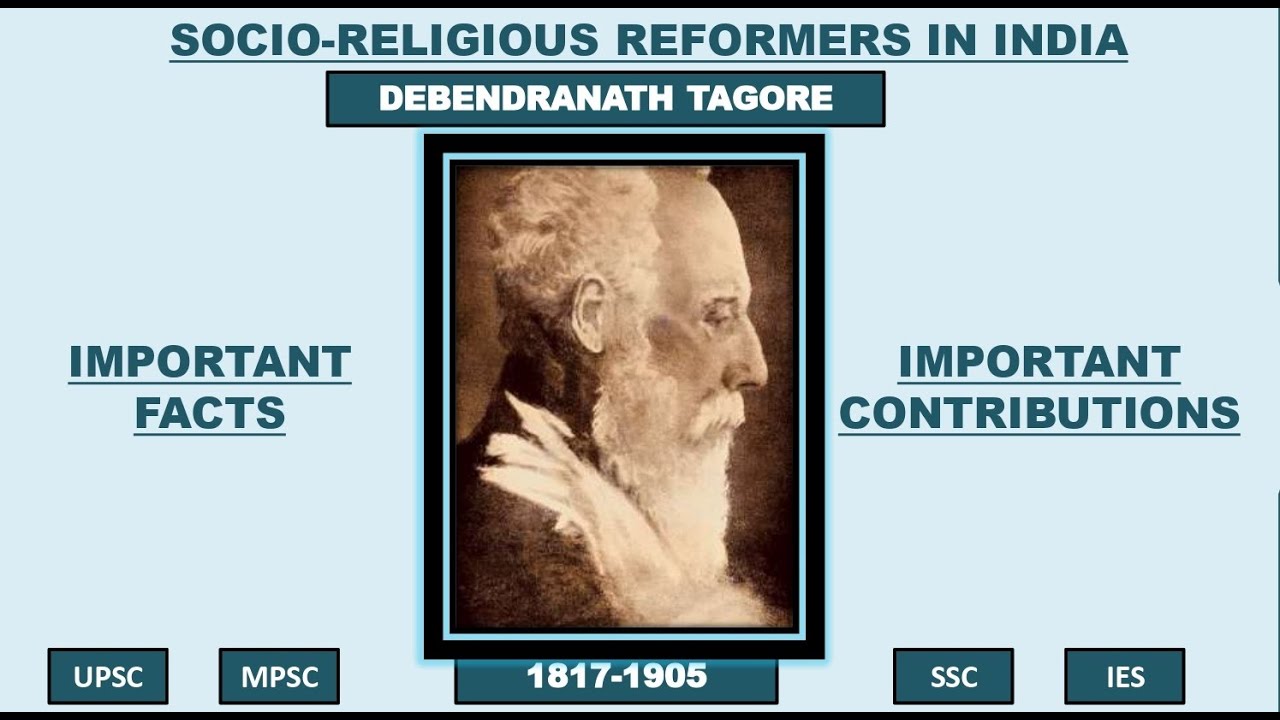 Debendranath Tagore I UPSC I MPSC I Competitive Exams