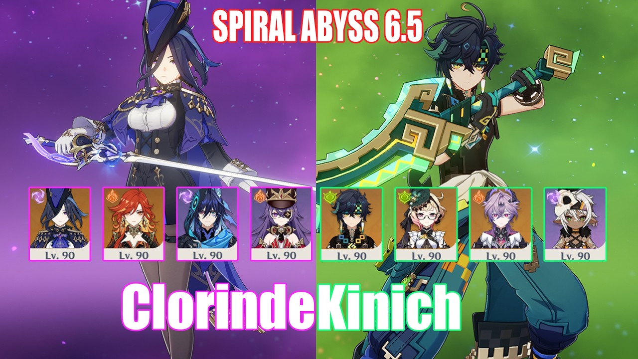 C0 Clorinde & C0 Kinich | Spiral Abyss 6.5 | Genshin Impact