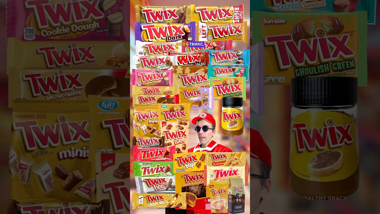 Топ 40 самых странных в мире вкусов twix! #funny #twix #вкусы