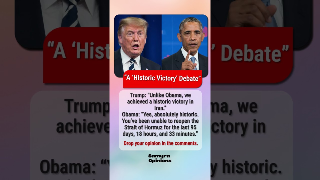 Historic Victory or Historic Failure? Trump&ndash;Obama Iran Debate Explodes #trendingnow