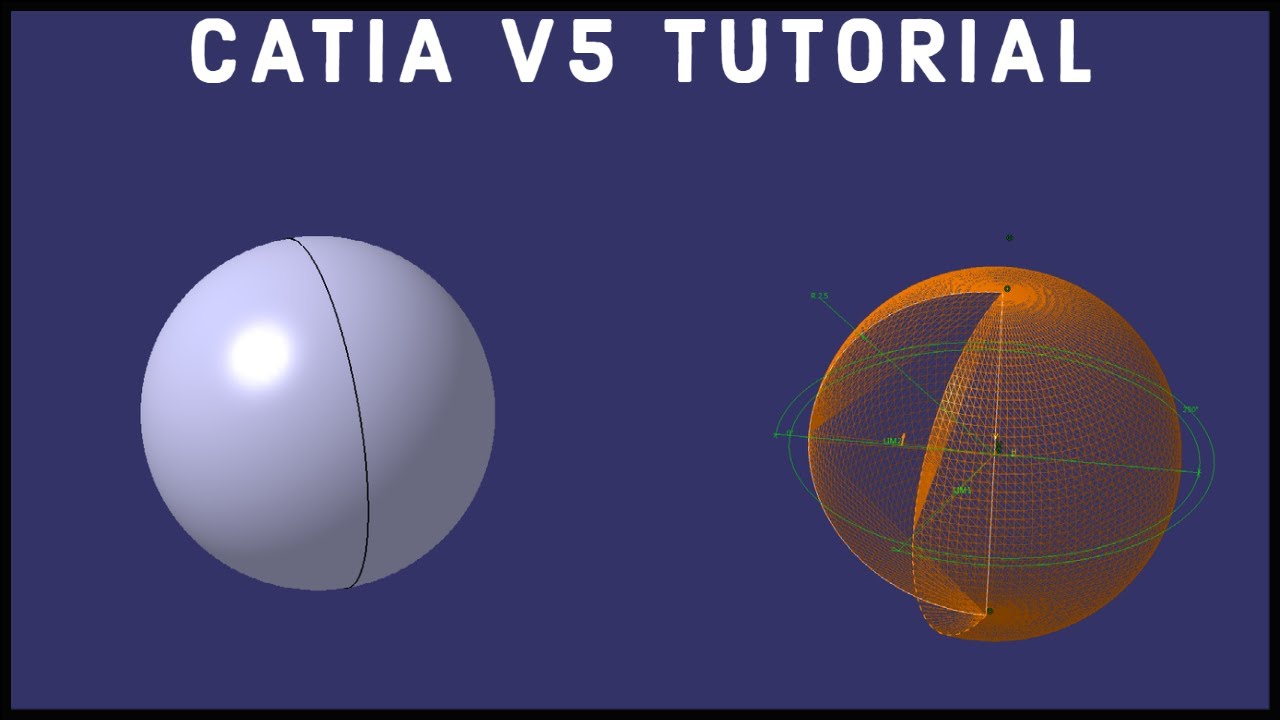 CATIA V5 Tutorial #6 | Sphere | Beginner