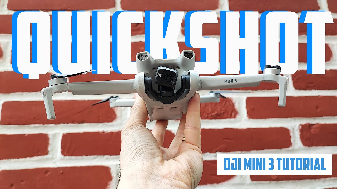 Video DINAMICI e FACILI con i Quickshots e il DJI Mini 3 | DJI TUTORIAL