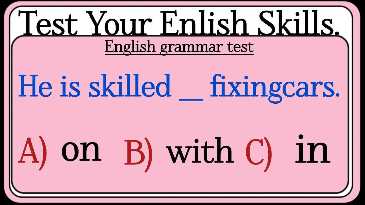Mixed English grammar test✨ your English skills 99 parsant pass this test