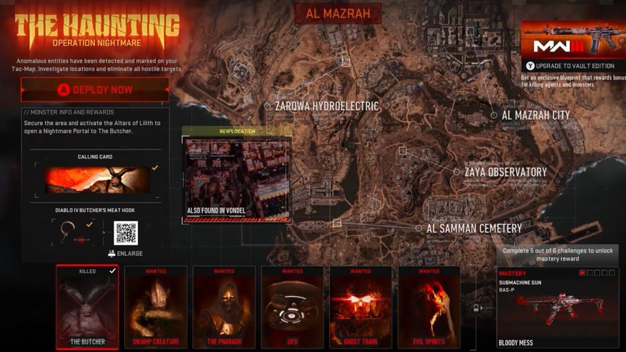 Modern Warfare II: HOW TO COMPLETE ALL 6 BOSSES & UNLOCKING THE HAUNTING MASTERY GUN VARIANT IN DMZ!