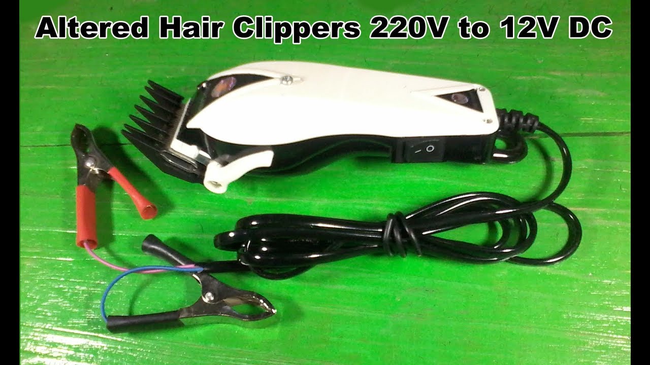 MESIN CUKUR 220V jadi 12V DC - Hair Clippers 12V DC