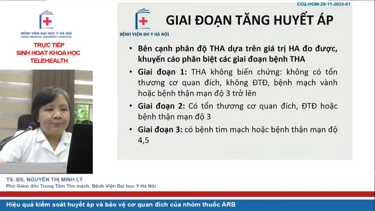 Hiệu quả kiểm soát Huyết áp & bảo vệ cơ quan đích của nhóm thuốc chẹn thụ thể Angiotensin ARB
