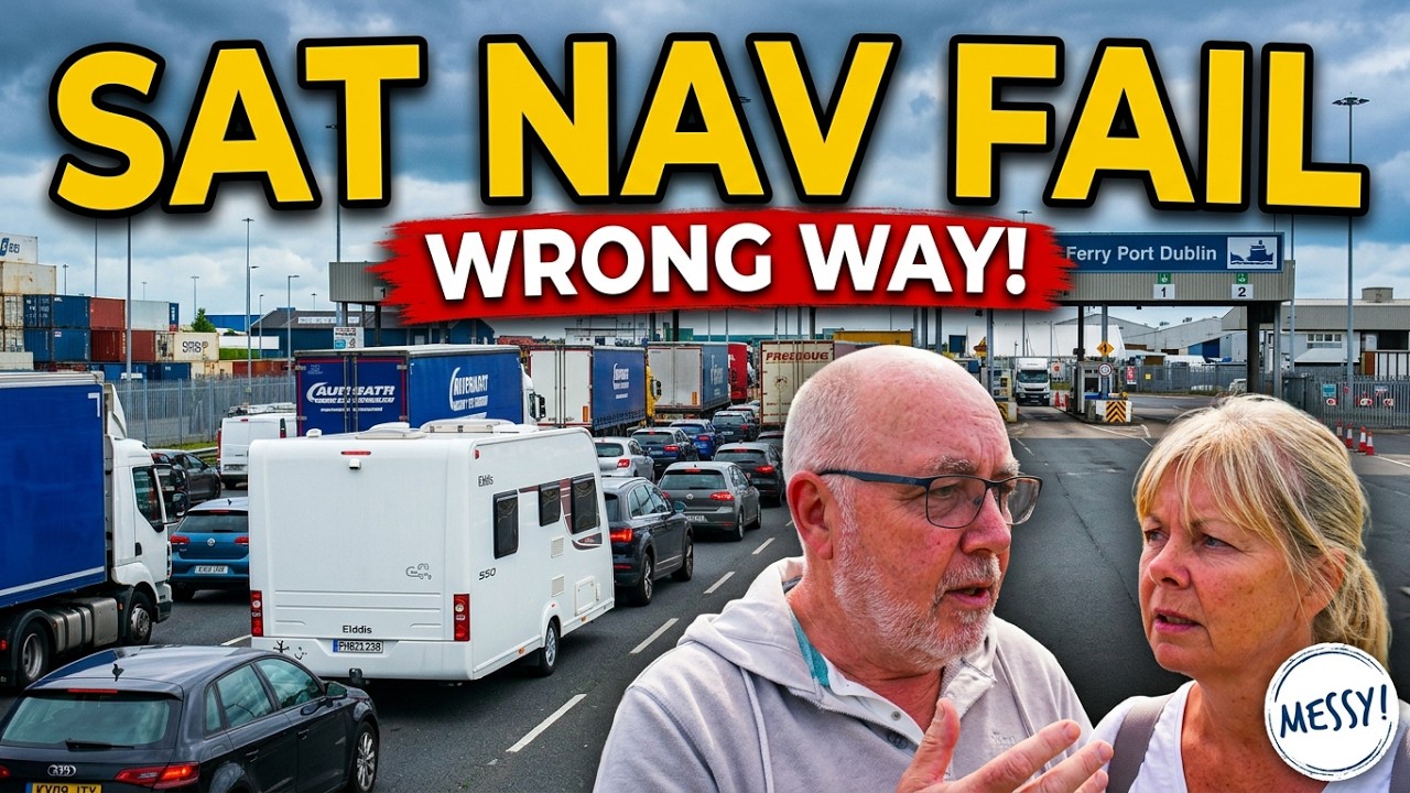 IT ALL WENT WRONG TOWING a CARAVAN in IRELAND - EPIC Sat Nav Fail