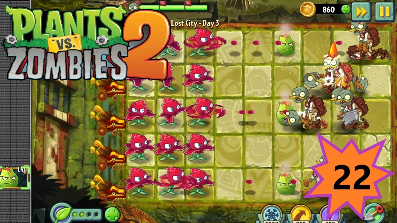 Plants Vs Zombies-2 Gameplay Walkthrough Part-22😈💀#games #videogames #zombies 🌻