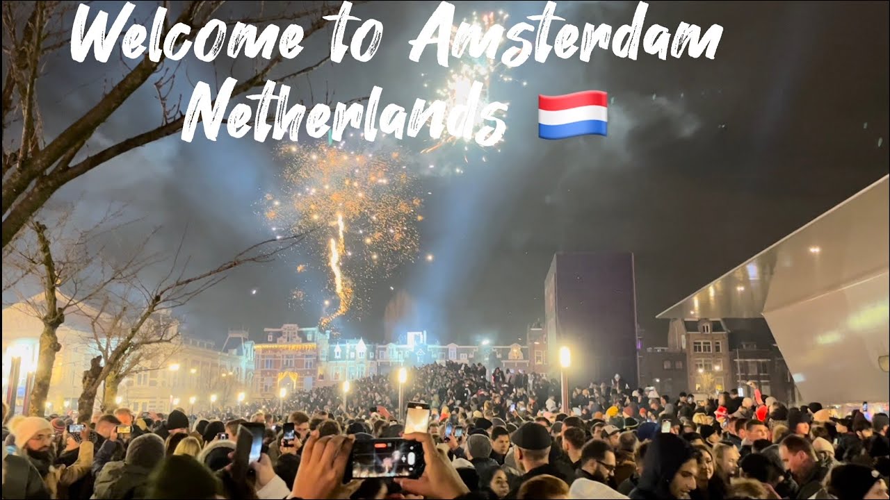 Amsterdam New Year 2023 4K/60 fps HDR  FireWorks Amsterdam #newyear2023 #amsterdam #netherlands