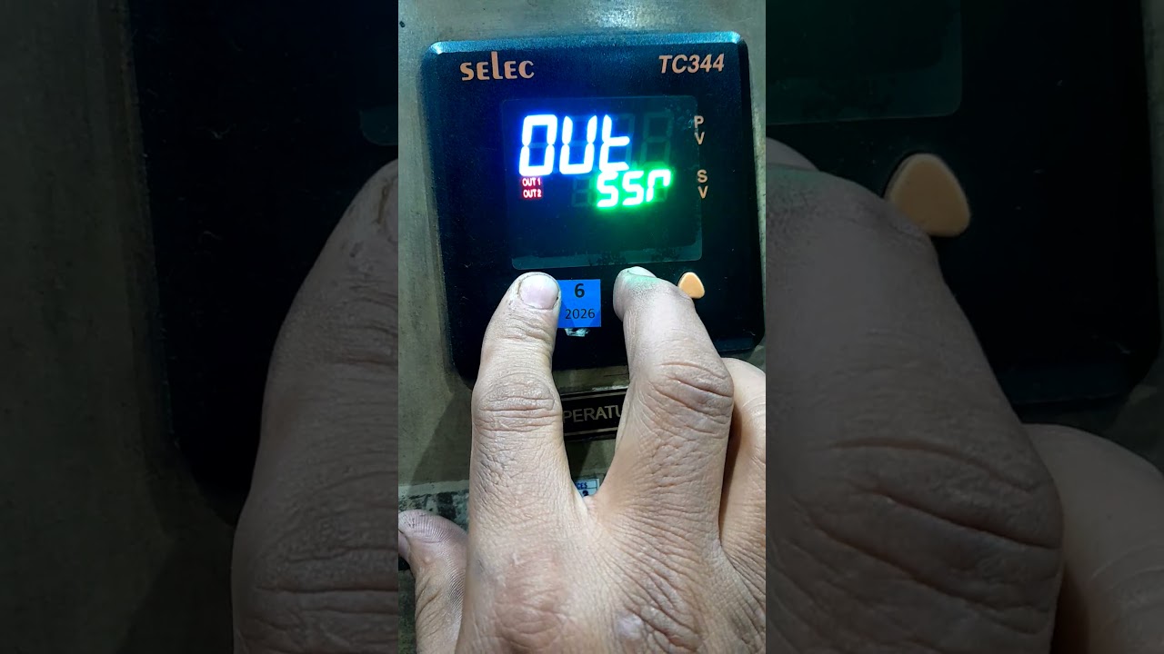 selec TC344 temperature controller setting  करना सीखें.  sensor  tpye PT100 ( RTD & out put )#reels