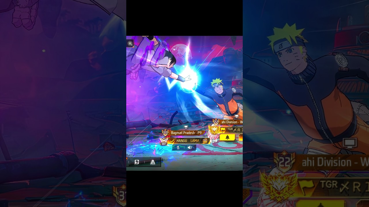 naruto vs sasuke the final battle emote😱