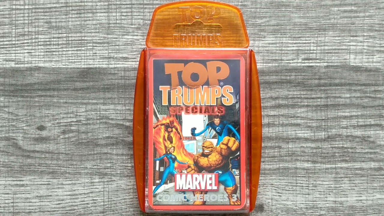 Top Trumps Marvel Comic Heroes 3 Card Game