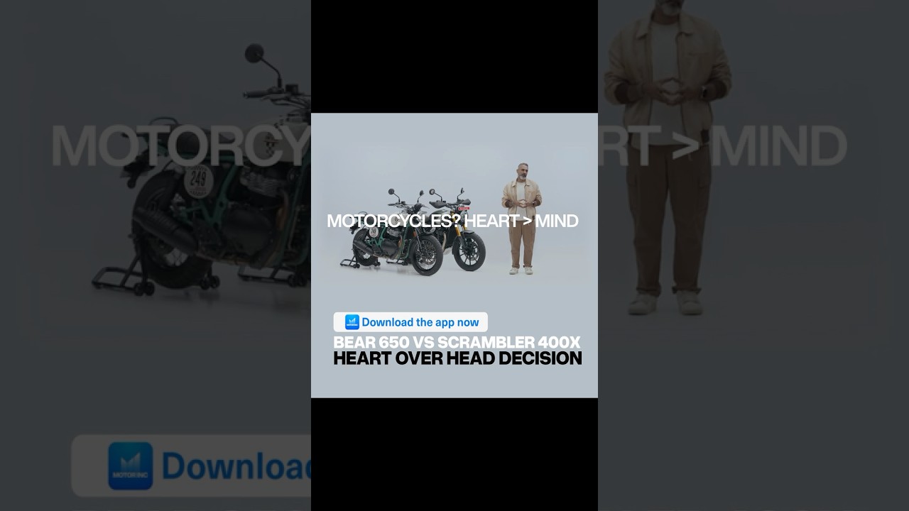 Royal Enfield Bear 650 vs Triumph Scrambler 400X | #MotorIncBalance