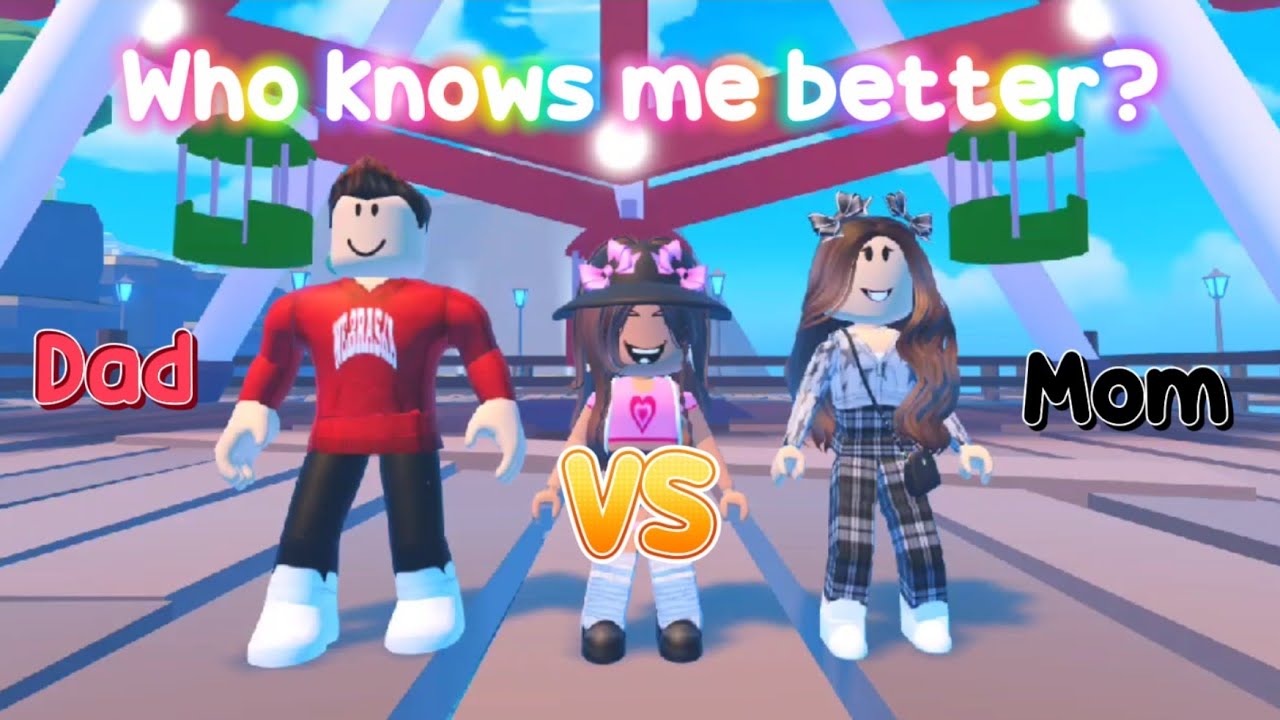 Кто меня знает лучше? Папа против мамы! 😂🤩 (OG) ~Roblox 2022~ Единорог Фуфу 🤩💘😎🙈☆