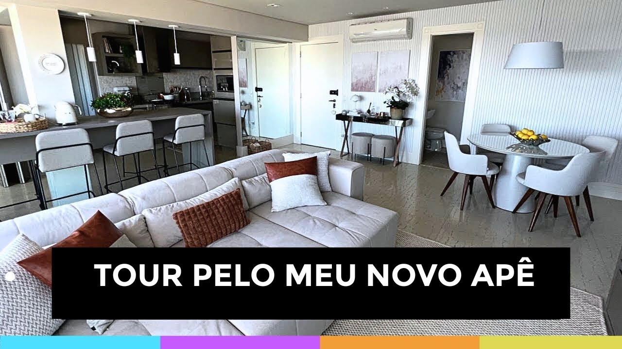 TOUR COMPLETO PELO MEU NOVO APÊ – CADA DETALHE COM MUITO AMOR! Organize sem Frescuras