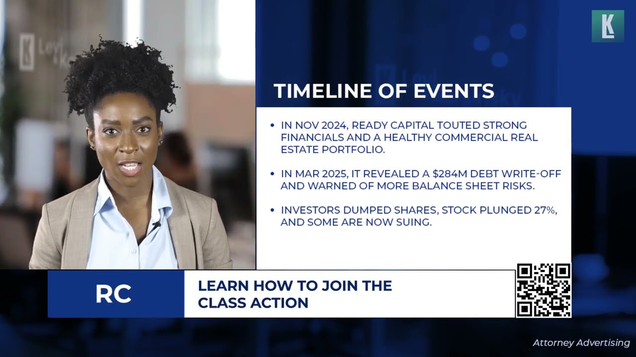 Shareholder Alert for Ready Capital Corp. (RC)