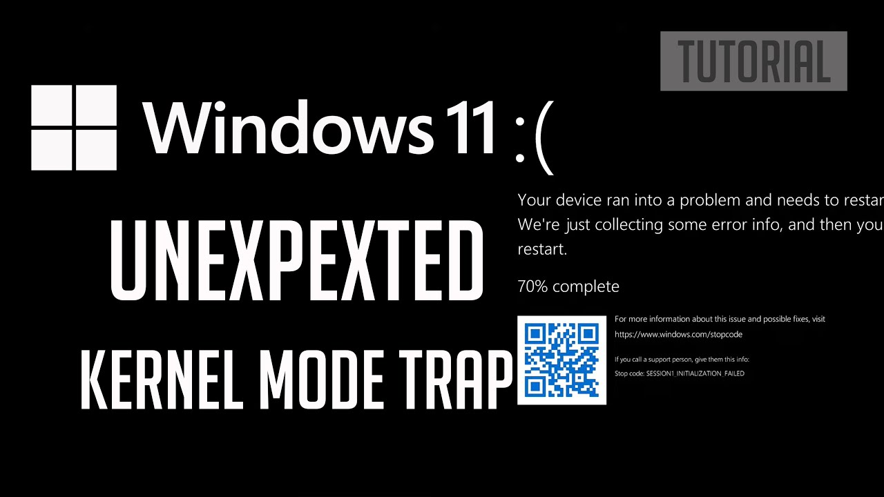 UNEXPECTED KERNEL MODE TRAP Windows 11/10 Boot Error | How to fix Blue Screen Error Code 0x0000007F