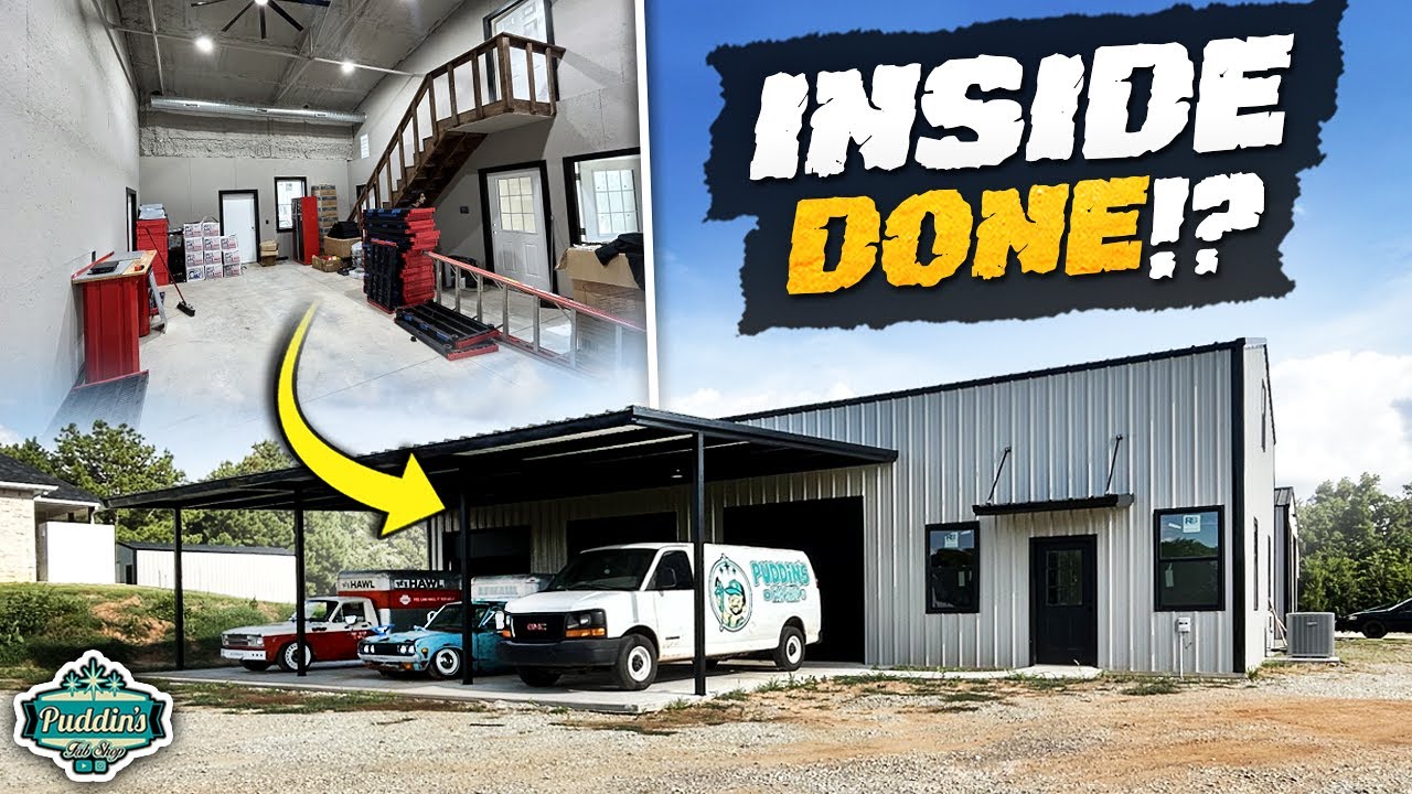WE'RE MOVING IN! Shop add on is ALMOST COMPLETE!