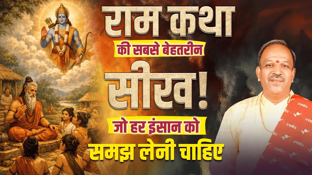 राम कथा की सबसे बेहतरीन सीख! जो हर इंसान को समझ लेनी चाहिए | Pujya Shyam Manawat Ji