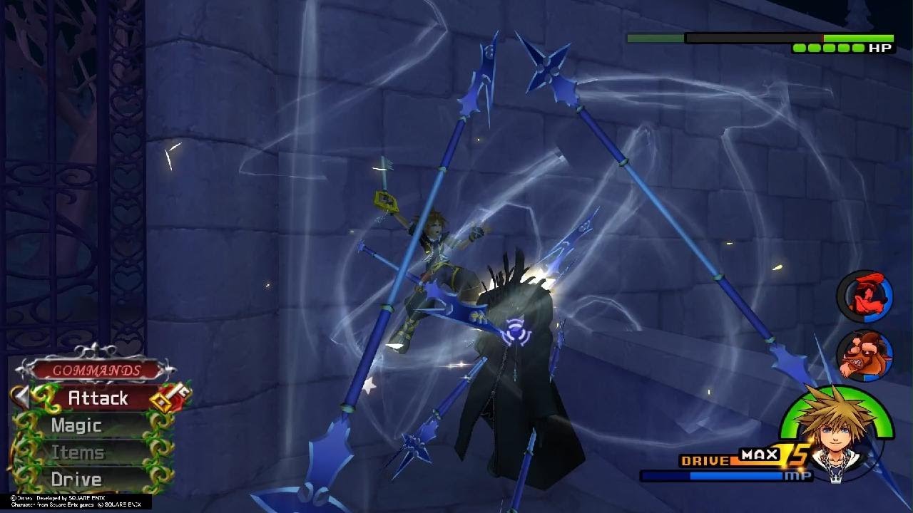 KINGDOM HEARTS 2 Re: - Crit Mode, Lvl 1 - Xaldin Battle