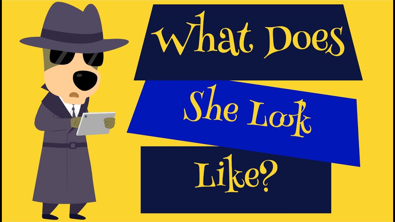 LOOK LIKE & LOOK 👀 What does she look like? ESL