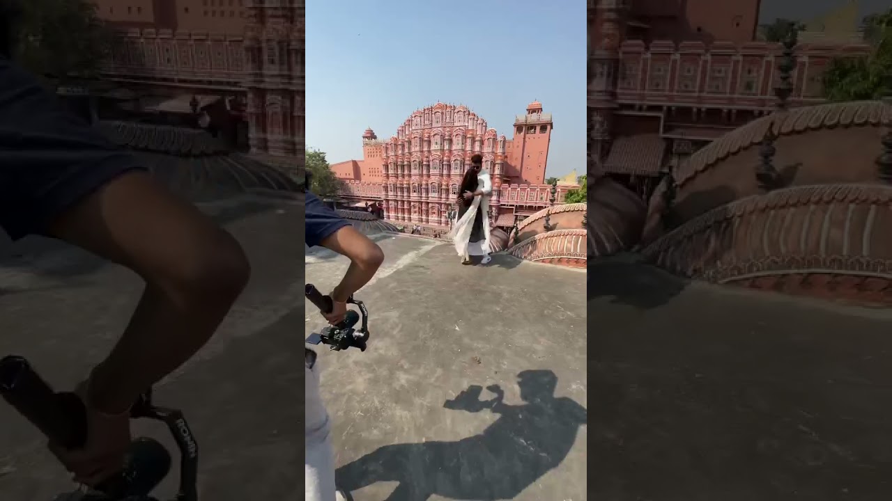 Pre Wedding Shoot Jaipur ( Behind the scenes) #shorts #jaipurprewedding