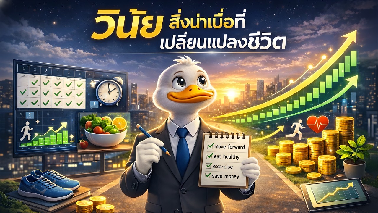 วินัย สิ่งน่าเบื่อที่เปลี่ยนแปลงชีวิต | Mindset การลงทุน | เป็ดนักลงทุน
