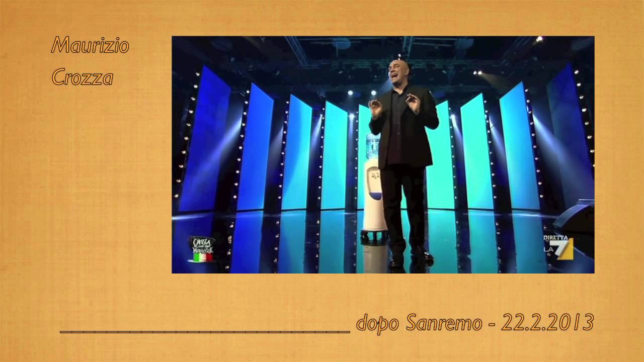 CROZZA dopo Sanremo 22-2-13