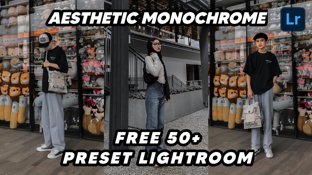FREE 50+ PRESET LIGHTROOM | AESTHETIC MONOCHROME | PRESET LIGHTROOM TERBARU 2023