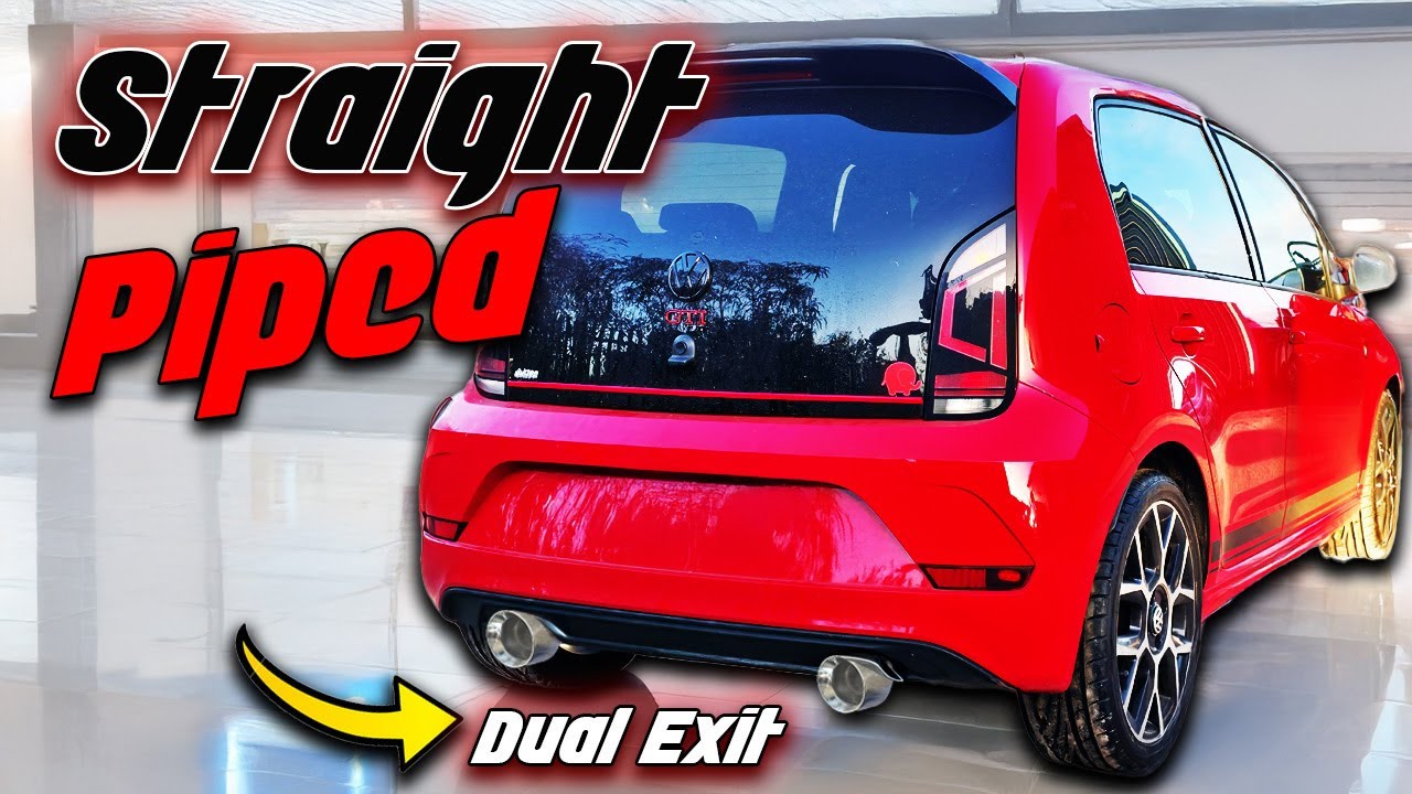 Вашему VW UP GTI НУЖНА эта выхлопная система с двумя прямыми трубами!