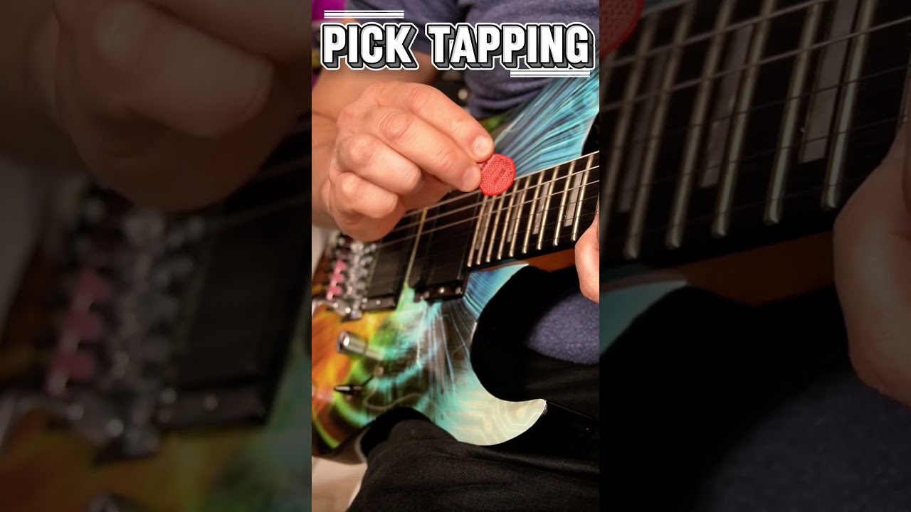 No te compliques con #guitar #tapping y mejor haz #pick tapping