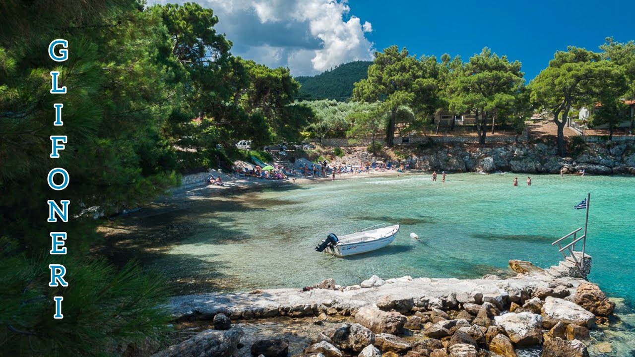TASOS: Plaža Glifoneri - skrivena od gužve sa dosta prirodnog hlada 🌳